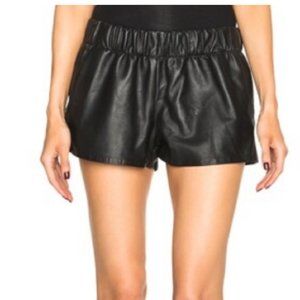 Rag & Bone Lamb Leather Mini Shorts - Size M